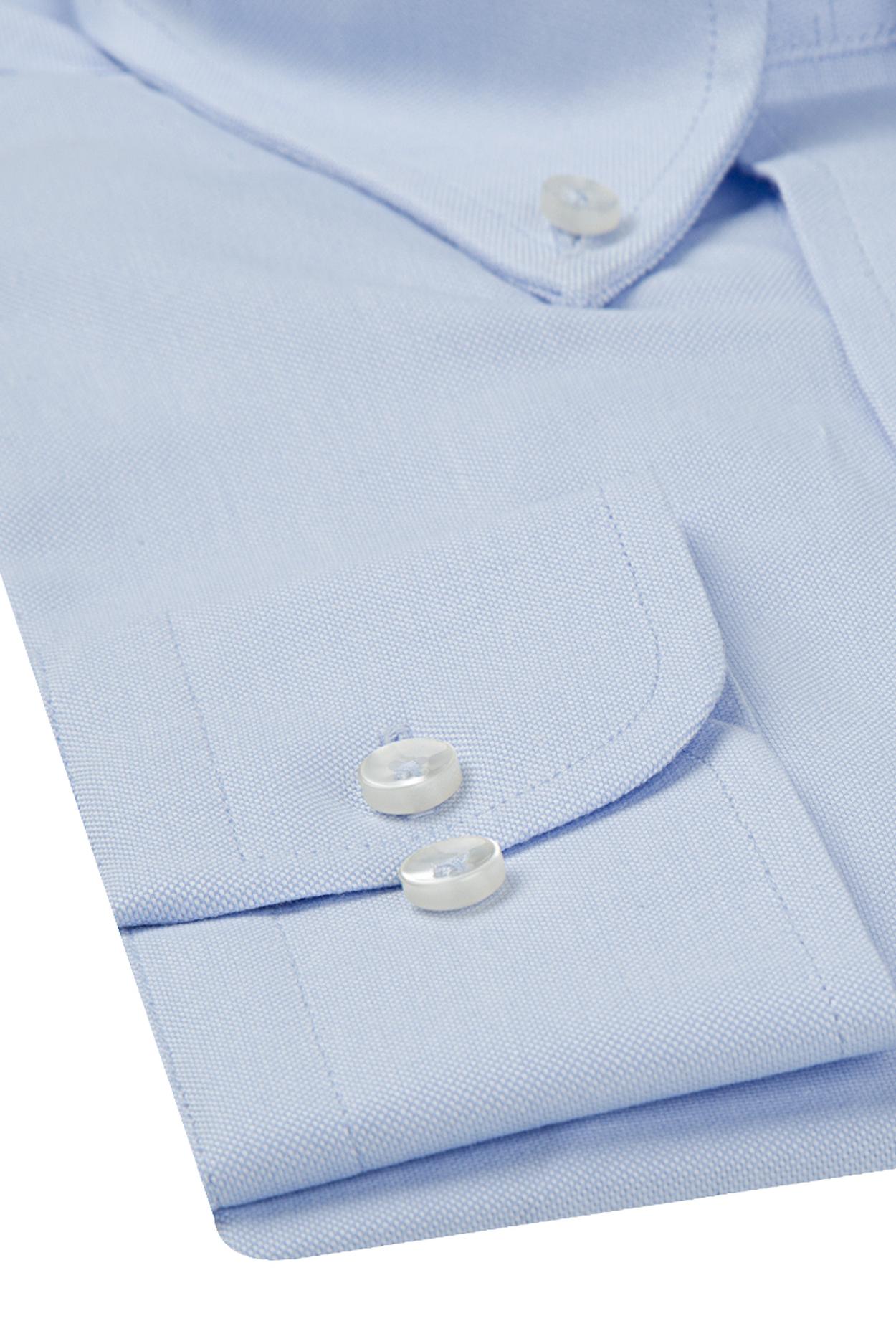 Ds Damat Regular Fit Mavi Düz Gömlek