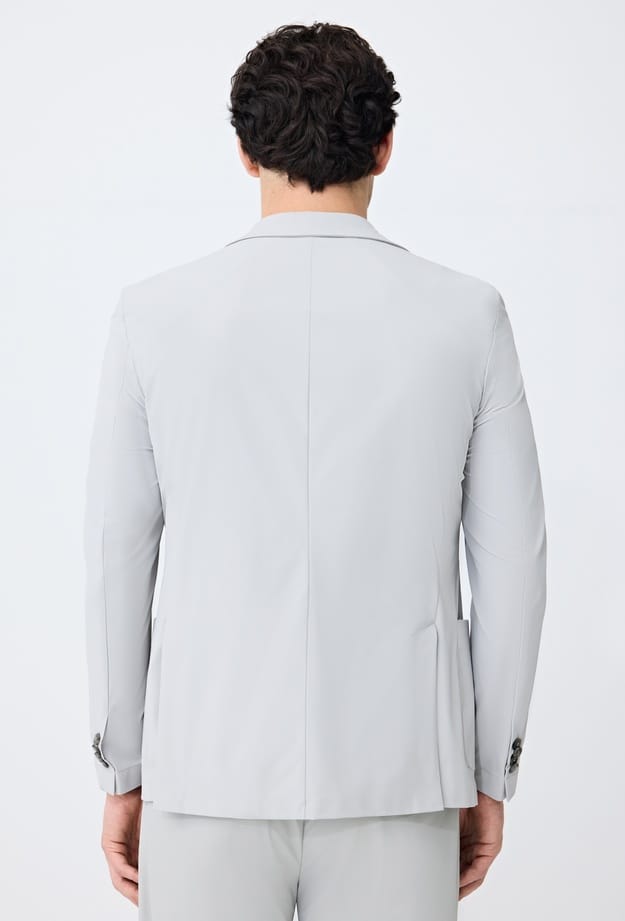 Tween Slim Fit Taş Diyogonal Kumaş Ceket - 8684478965140 | Damat Tween